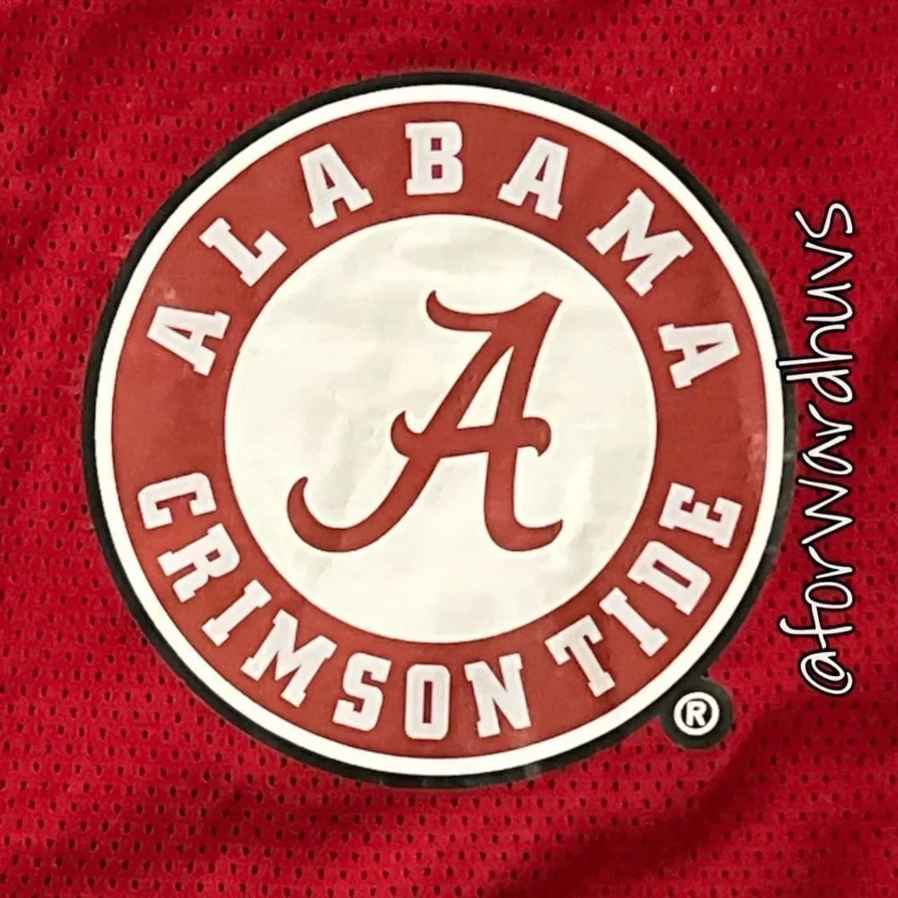 University of Alabama Crimson Tide Dog Jersey Size Large